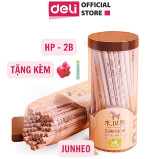 Bút Chì lục giác Deli - loại HB/2B - 50 chiếc/hộp - S908/ S907