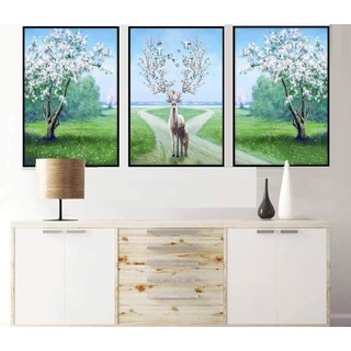 Combo 3 tranh canvas khung gỗ cao cấp - 30200