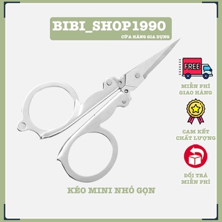 Kéo mini cắt tỉa lông mày tóc lông mũi - Kéo mini gấp gọn bỏ túi tiện lợi (KG01)