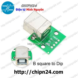 [1 CÁI] Đế chuyển Adapter USB B Cái Vuông to DIP