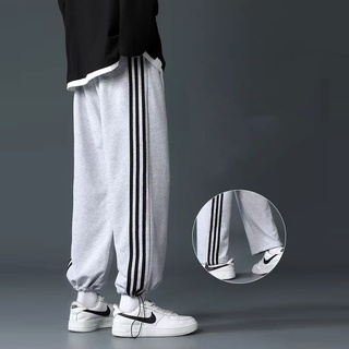 [Mẫu Mới] Quần Nam Nữ Unisex Mùa Hè Rút Gấu Ba kẻ Sọc Phong Cách Trẻ Trung Thời Trang Zenkonu QUAN NAM 1000103