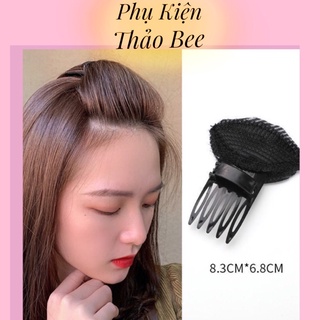 Kẹp độn phồng mái đính mút xốp- độn phồng tóc mái phong cách Hàn Quốc
