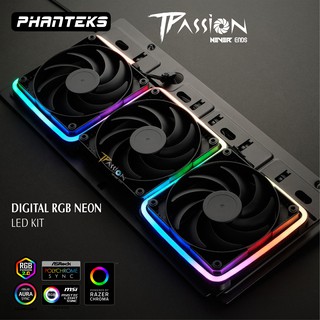 Bộ 2 dây LED Phanteks DIGITAL RGB NEON LED KIT COMBO SET - Phụ kiện đi dây linh hoạt, màu đẹp, siêu sáng