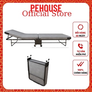 Giường ngủ gấp gọn, giường xếp thông minh có bánh xe đẩy tiện lợi khung hợp kim chịu lực tốt