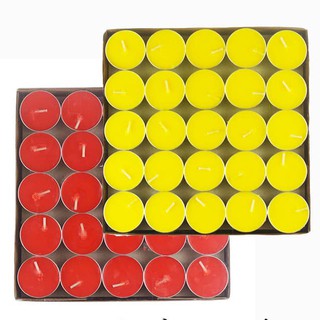 Đổ sỉ nến tealight / nến thơm/ nến xếp hình hộp 50 viên