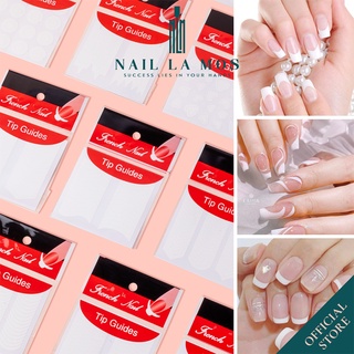 Miếng dán hỗ trợ sơn móng nhanh - Sticker tip guides dán french đầu móng 24 mẫu (lẻ 1 tấm)