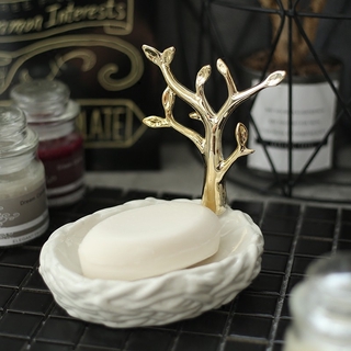 Khay Đựng Bánh Xà Phòng Bằng Gốm Kiểu Dáng Sang Trọng