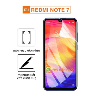Dán màn hình Redmi Note 7 full màn dẻo trong suốt PPF tự phục hồi vết xước - Dán màn hình Xiaomi Redmi Note 7