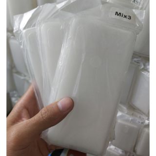 Bộ 3 chiếc ốp lưng cho xiaomi mi mix 3 silicon trong suốt siêu mỏng(loại tốt)