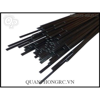 Ống carbon fiber dẹp 3mm/5mm