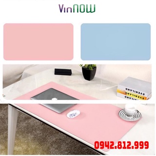Miếng Da PU Lót Bàn Làm Việc DeskPad Cỡ Lớn 120x60, 120x50, 100x50, 80x40 Kiêm Tấm Lót Chuột Size Lớn