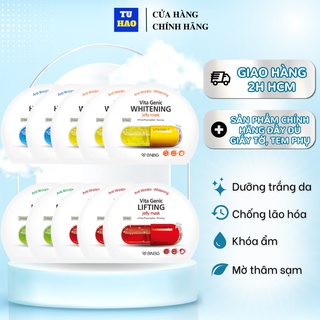 Combo 10gói Mix4 loại Mặt nạ giấy BNBG Vita Mask(Lifting, Whitening, Hydrating)