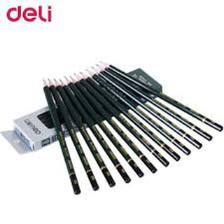 Bút chì DELI cao cấp 6B cho bé tập viết