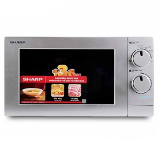 [Mã ELHADEV giảm 4% đơn 300K] Lò vi sóng Sharp R-207VN-SL Dung tích 20 Lít - 700W