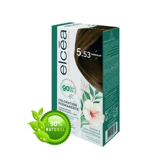 [Màu chocolate] Kem nhuộm, dưỡng tóc thành phần 90% tự nhiên Elcea Coloration Experte chính hãng Pháp