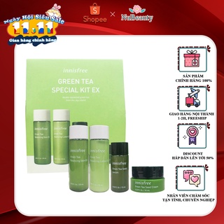 Bộ Dưỡng Da Dùng Thử Innisfree Trà Xanh Green Tea Special Kit EX Set