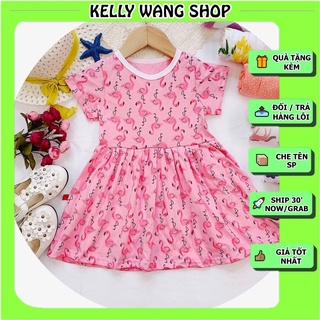 Váy bé gái - váy cotton xuất dư - KellyWang