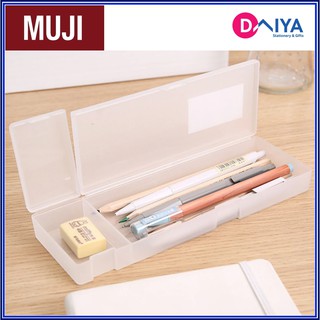 Hộp bút Muji loại 2 ngăn và loại hộp đứng