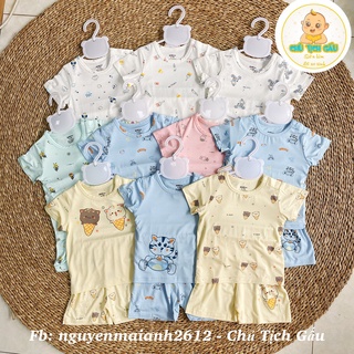 Bộ quần áo cộc tay cho bé hãng Zose kids