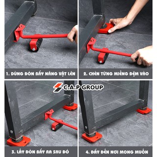 [ XẢ KHO ấn trả giá 79K ] Dụng cụ nâng và di chuyển đồ đạc vật nặng thông minh tải trọng 125 Kg
