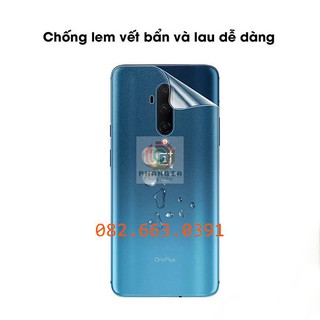 Dán PPF bóng, nhám cho Oneplus 7T Pro màn hình, mặt lưng, full lưng viền siêu bảo vệ