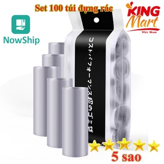 [GÍA BAO RẺ] Set 100 Túi Rác TỰ PHÂN HỦY mẫu mới công nghệ Nhật Bản size 45x50cm