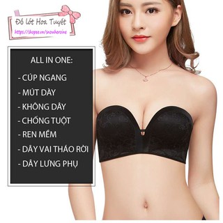 Áo cúp ngang - Áo lót mặc váy hở vai