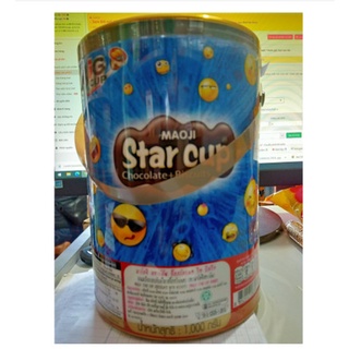 [Giá Sỉ] Bánh Maoji Star Cup Thái Lan hộp 1000gr siêu to khổng lồ ăn là nghiền