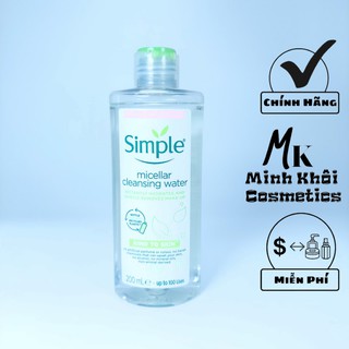 Nước Tẩy Trang Simple Micellar Cleansing Water 200ml (Chính Hãng)