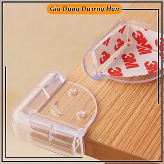 [COMBO 4 miếng] Miếng Bọc Góc Bàn Tủ Silicon Chống Va Đập An Toàn Cho Bé