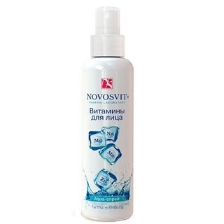 Xịt khoáng dưỡng ẩm bổ sung Vitamin cho da Novosvit của Nga