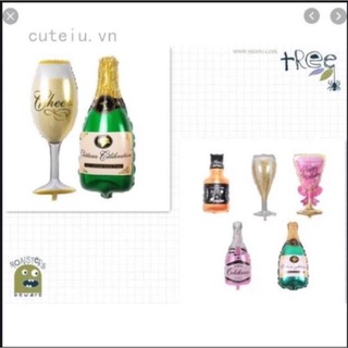Set Cặp Chai Và Ly Cặp Nhỏ và to Có đủ