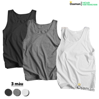 Áo thun ba lỗ nam vải cotton mát mẻ, thấm hút mồ hôi, mặc cực thoải mái