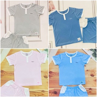 Avaler -  XẢ KHO Bộ cộc cài vai cổ trụ sợi tre Avaler cho bé 6-18kg