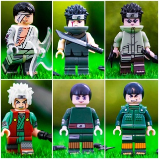 lego jiraiya, gai, rockl lee,danzo, shisui, shino trong naruto