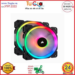 Bộ 2 quạt máy tính 140mm Corsair LL140 RGB kèm Lighting Node PRO (CO9050074WW)