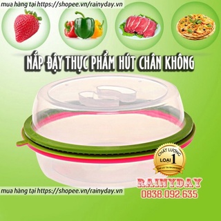 Nắp đậy silicon thực phẩm thức ăn bọc đồ tô chén ly cốc đa năng hút chân không