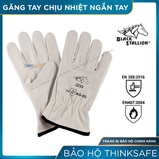 Bao tay hàn tig chịu nhiệt Thinksafe,  Găng tay hàn chịu nhiệt, chống cháy, chịu nhiệt, độ bền, linh hoạ- 2233 ngắn tay