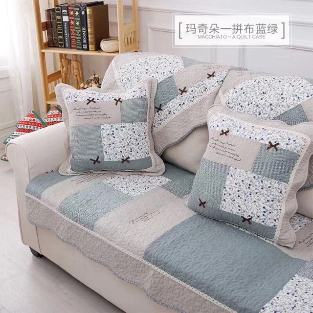 Thảm sofa thảm quilt thảm trải sàn đa năng bằng vải cotton chống trượt