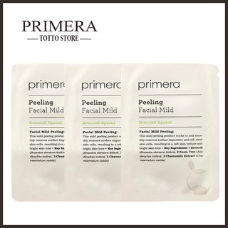 [10 gói] Tẩy da chết dịu nhẹ Primera Facial Mild Peeling 2ml/gói