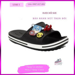 [MASTV1768 Hoàn 100% Max 5K Đơn 0Đ]Dép lê Baya màu đen Cross Unisex hottrend BAYLE11