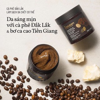 Tẩy da chết cho body cà phê Cocoon