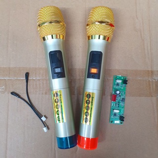 [Mã ELHACE giảm 4% đơn 300K] Micro UHF Kim Loại Cao Cấp Sang Trọng Nhẹ Hát Dùng Cho Mọi Loa Kéo