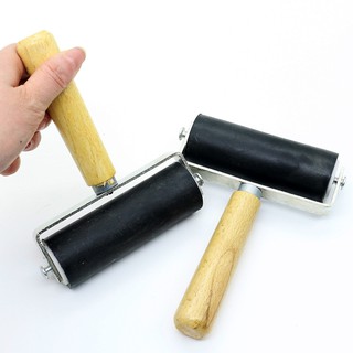 Con lăn mực cao su 10cm, Con lăn mực in chất liệu cao su mềm lăn mực in thủ công