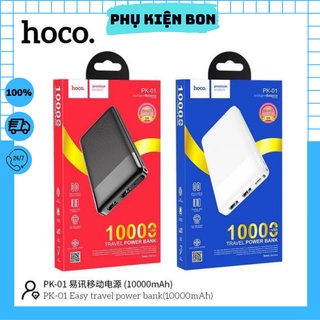 Sạc Dự Phòng Hoco PK-01 Dung Lượng 10.000 mAh Chính Hãng-Bảo Hành 12 Tháng-PHỤ KIỆN BON