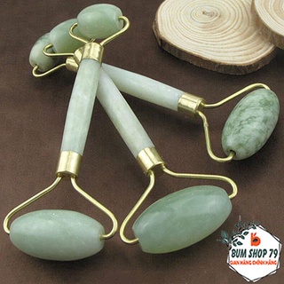 Cây Lăn Massage Mặt bằng đá cẩm thạch 2 đầu, Thanh lăn massage mặt trị liệu bằng đá cẩm thạch