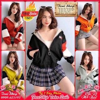 ÁO KHOÁC DÙ Tay Phối (M1220 - Hai Lớp)