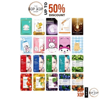 Mặt Nạ Giấy Dưỡng Trắng Da Mụn Cấp Ẩm Thải Độc Chống Lão Hóa HUDA Nội Địa Trung