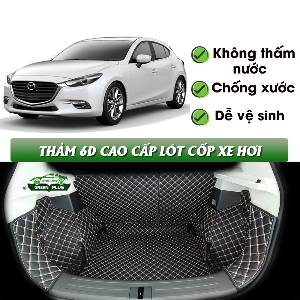Lót cốp xe Mazda 3( đủ các đời xe), bảo vệ cốp tránh trày xước, không thấm nước, dễ vệ sinh