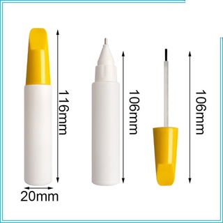Bút rỗng 15ml có cọ quét dùng nạp  sơn/mực/chất lỏng tùy chỉnh (1 cái-màu ngẫu nhiên)